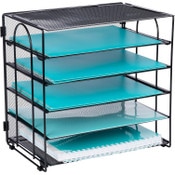 Wholesale - Black Five Tier Office Desk Organizers C/P 6